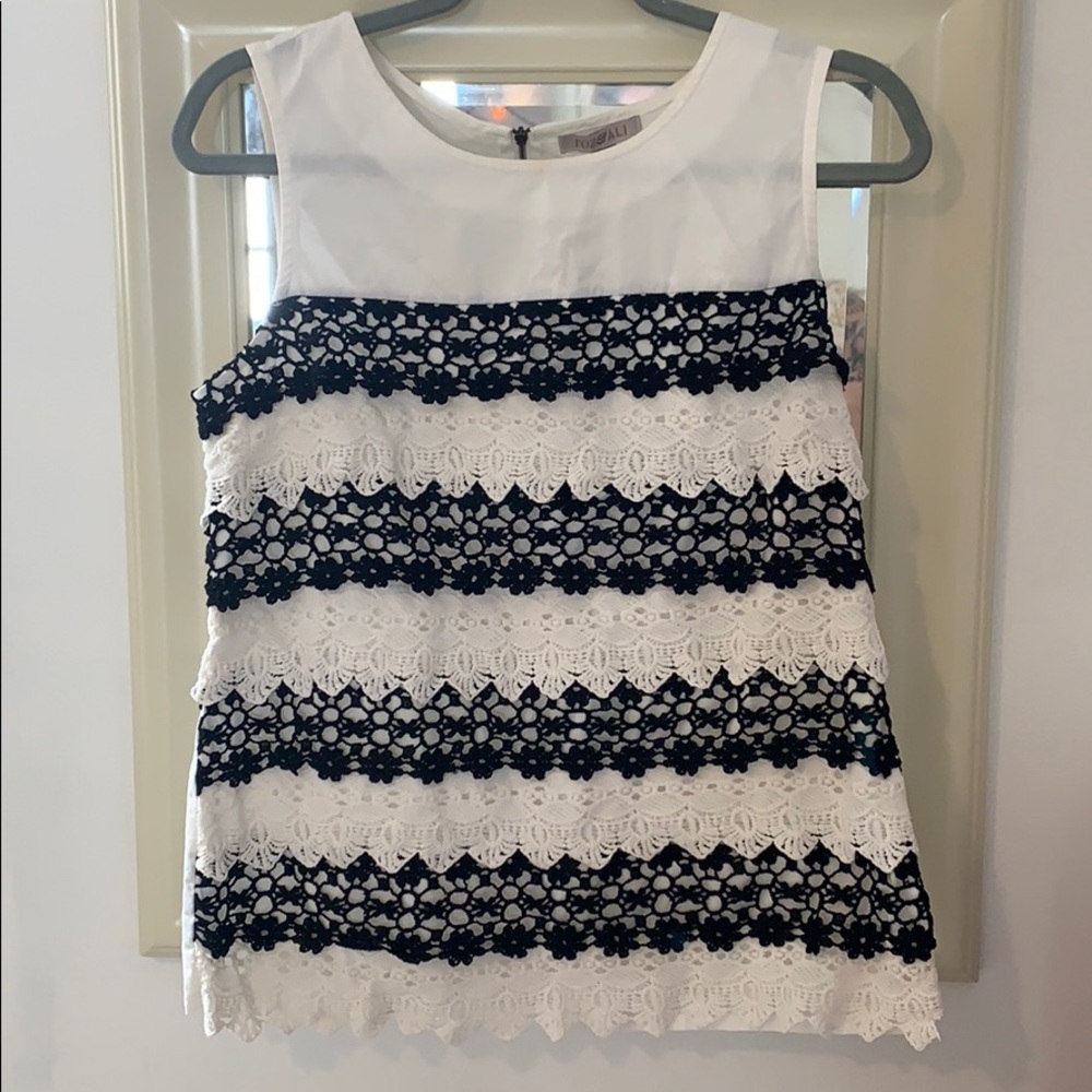 Roz & Ali Lace Tank Top